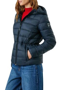 Plumífero Pepe Jeans Sally corto marino para mujer