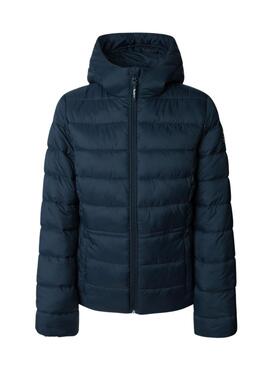 Plumífero Pepe Jeans Sally corto marino para mujer