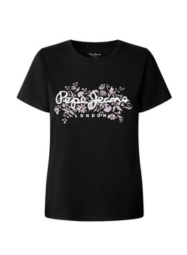 Camiseta Pepe Jeans Bero negro para mujer