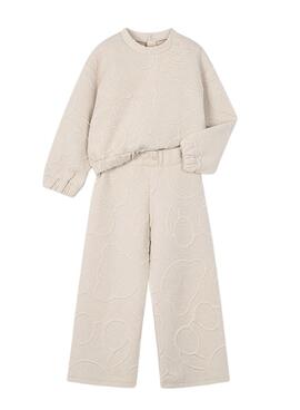 Chándal Mayoral acolchado beige para niña