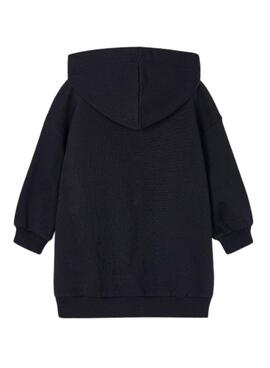 Vestido Mayoral felpa capucha para niña