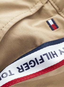 Pantalon Tommy Hilfiger Tape Chino Beige Niño