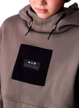 Sudadera Mayoral contraste marrón para niño