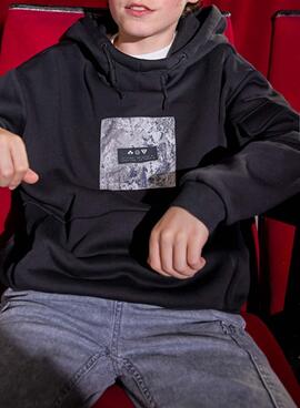 Sudadera Mayoral contraste negro para niño