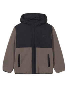 Chaquetón Mayoral reversible negro para niño