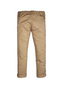 Pantalon Tommy Hilfiger Tape Chino Beige Niño