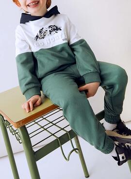Chándal Mayoral 2 pantalones verde para niño