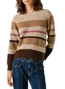 Jersey Pepe Jeans Cassandra de rayas para mujer