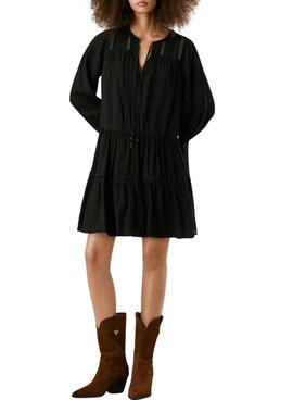 Vestido Pepe Jeans Paule negro para mujer