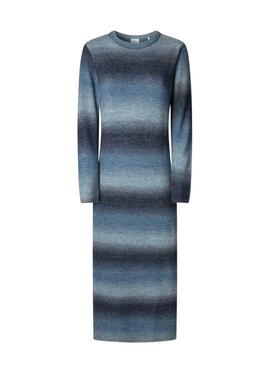 Vestido Pepe Jeans Colombe largo estampado de rayas para mujer