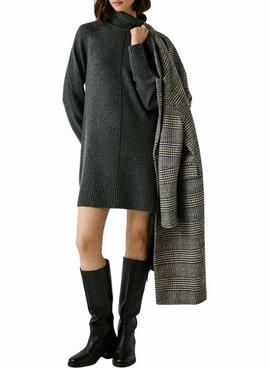 Vestido Pepe Jeans Carola de punto gris para mujer