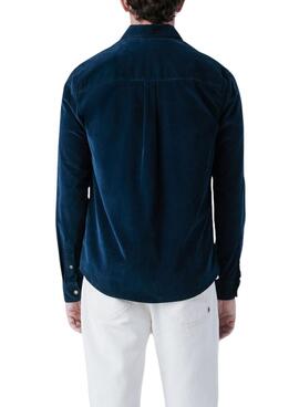 Camisa Pepe Jeans Clayton de pana marino para hombre
