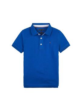 Polo Tommy Hilfiger Essential Azul Niño