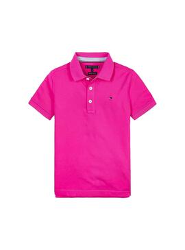Polo Tommy Hilfiger Essential Rosa Niño