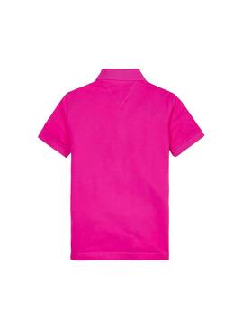 Polo Tommy Hilfiger Essential Rosa Niño