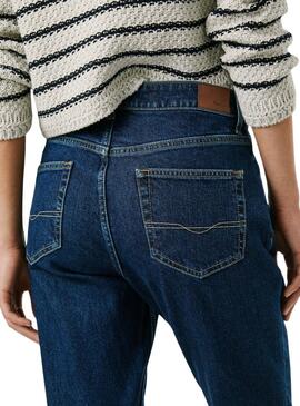 Pantalón vaquero Pepe Jeans Violet Tapered azul para mujer