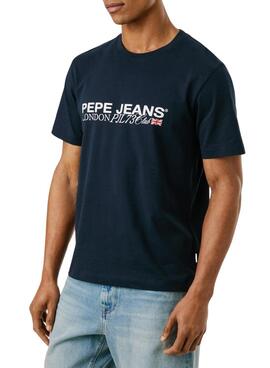 Camiseta Pepe Jeans Matthew marino para hombre