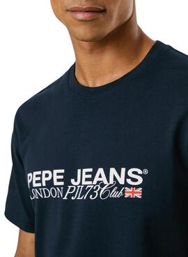 Camiseta Pepe Jeans Matthew marino para hombre