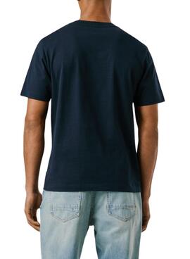 Camiseta Pepe Jeans Matthew marino para hombre