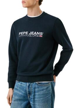 Sudadera Pepe Jeans Matthew cuello redondo marino para hombre