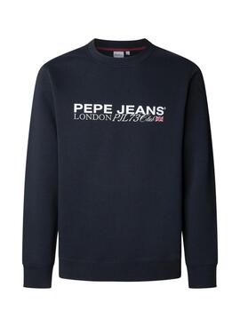 Sudadera Pepe Jeans Matthew cuello redondo marino para hombre