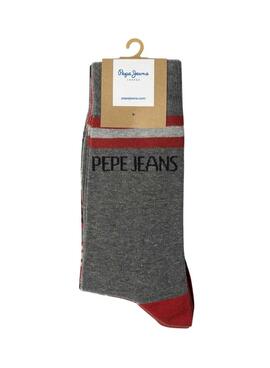 Pack 3 Pares de Calcetines Pepe Jeans Star Geo para hombre