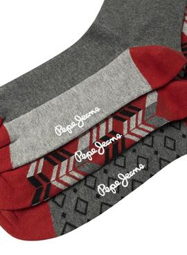 Pack 3 Pares de Calcetines Pepe Jeans Star Geo para hombre