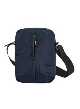 Bolso Pepe Jeans Wayne reporter con logo marino para hombre