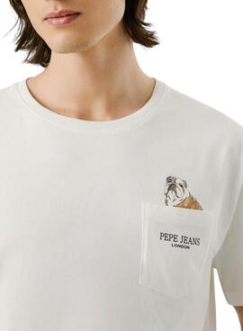 Camiseta Pepe Jeans Thansen blanco para hombre