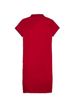 Vestido Tommy Hilfiger Polo Dress Rojo