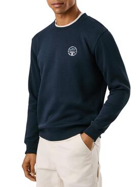 Sudadera Pepe Jeans Tacky espalda estampada marino para hombre