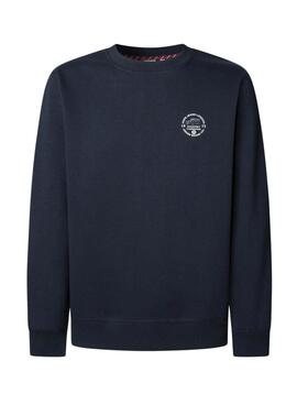 Sudadera Pepe Jeans Tacky espalda estampada marino para hombre