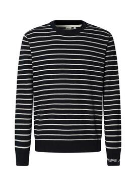 Jersey Pepe Jeans Andre rayas marino para hombre