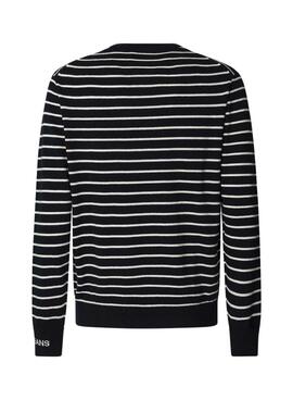 Jersey Pepe Jeans Andre rayas marino para hombre