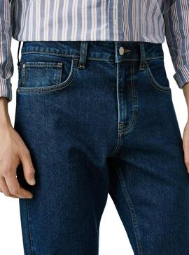 Pantalón vaquero Pepe Jeans Cash recto azul para hombre