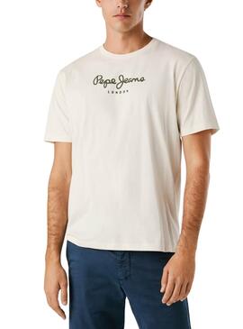 Camiseta Pepe Jeans Eggo blanco para hombre