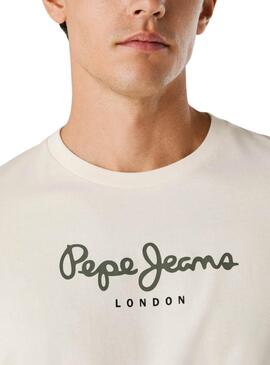 Camiseta Pepe Jeans Eggo blanco para hombre