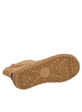Botines Pepe Jeans Diss Urban de ante con tachuelas camel para mujer