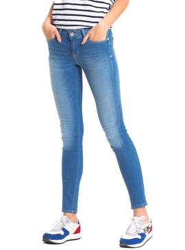 Pantalón Vaquero Tommy Jeans Nora Azul Mujer