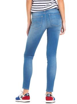Pantalón Vaquero Tommy Jeans Nora Azul Mujer