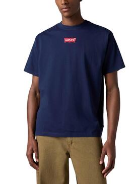 Camiseta Levis Graphic azul para hombre