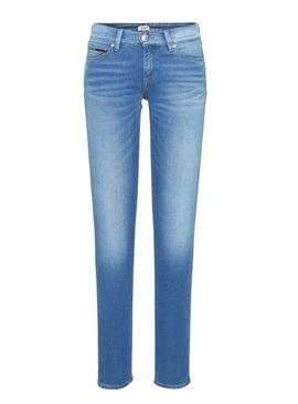Pantalón Vaquero Tommy Jeans Nora Azul Mujer
