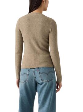 Jersey Levis Rib tostado para mujer