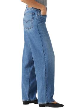 Pantalón vaquero Levis Baggy Dad azul para mujer
