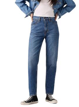 Pantalón vaquero Levis 80S Mom azul para mujer