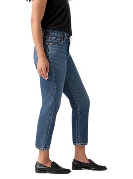 Pantalón vaquero Levis 501 Crop Lightweight para mujer