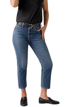Pantalón vaquero Levis 501 Crop Lightweight para mujer