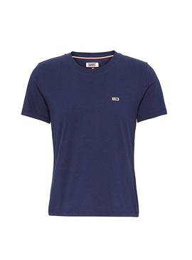 Camiseta Tommy Jeans Classics Azul Mujer 