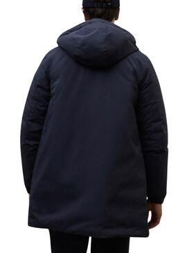 Abrigo Ecoalf Pasu marino para hombre