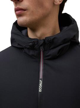 Abrigo Ecoalf Pasu negro para hombre